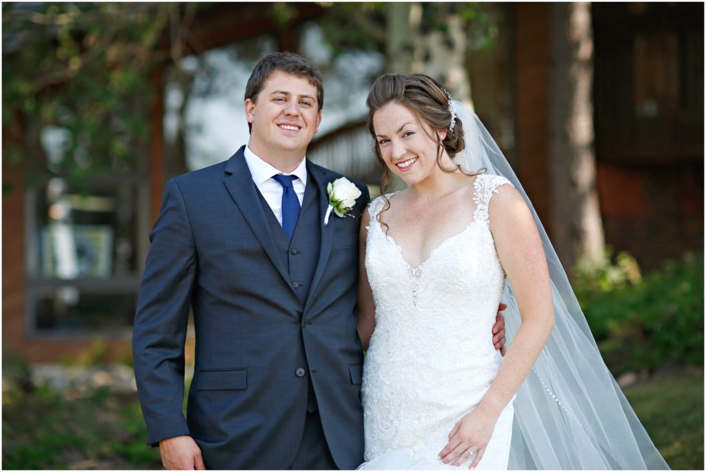Bride and Groom at Red Lodge Golf Course