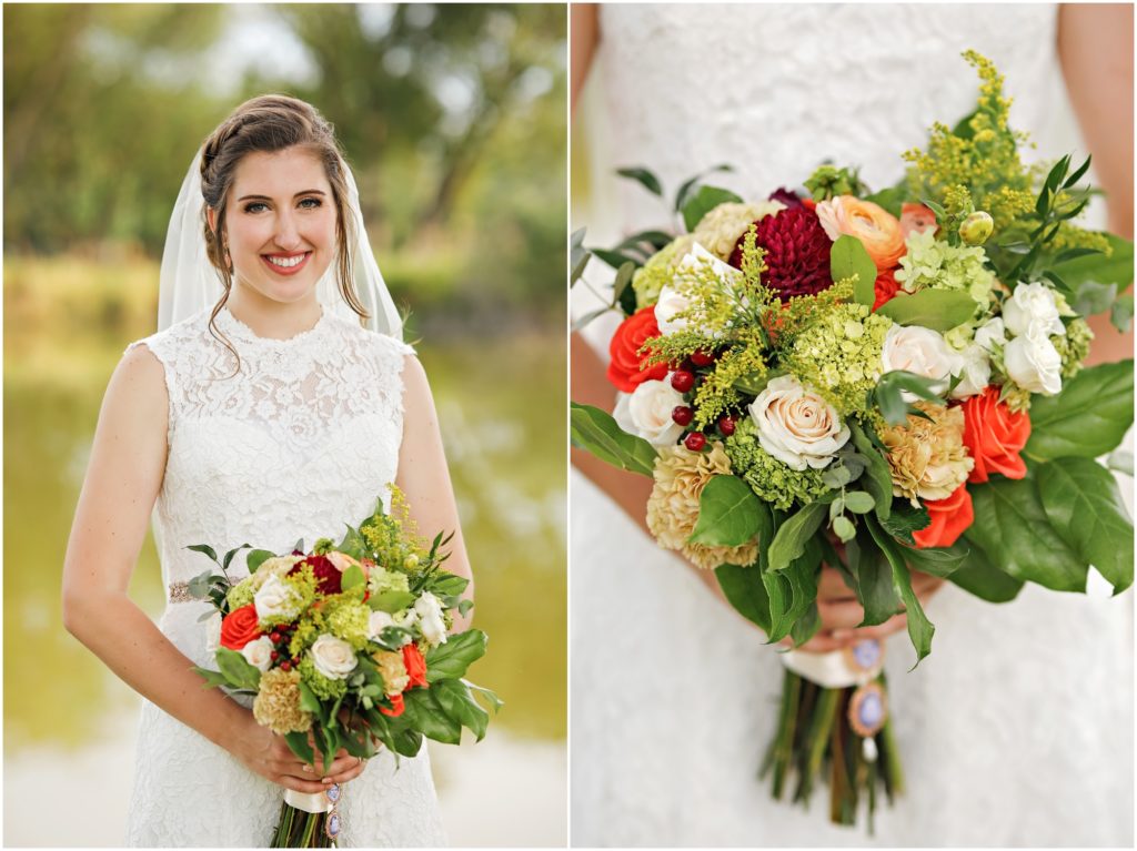 Yellowstone Country Club Wedding Bride and Bouquet