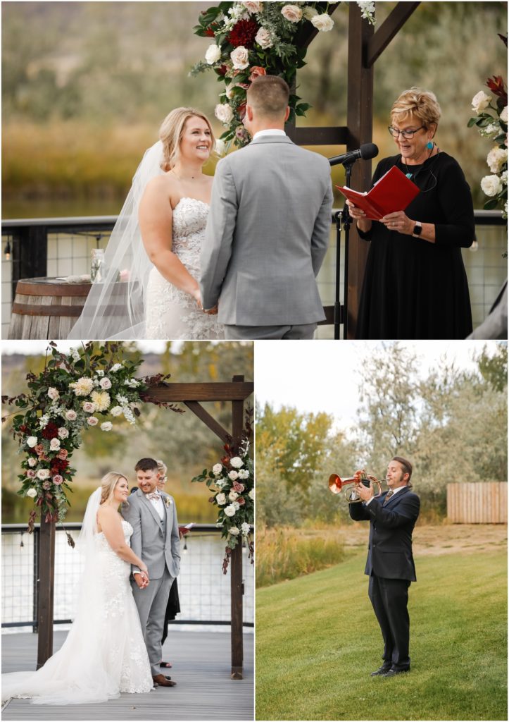 Camelot Ranch Fall Wedding Ceremony