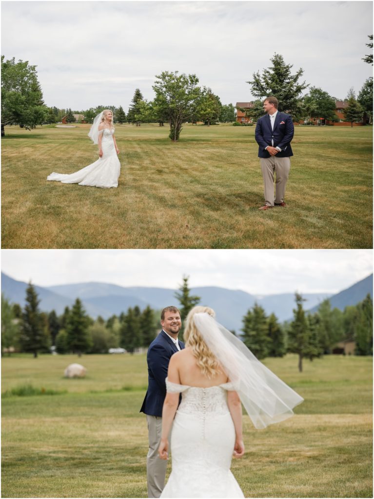 Red Lodge Mountain Golf Course Wedding First Look