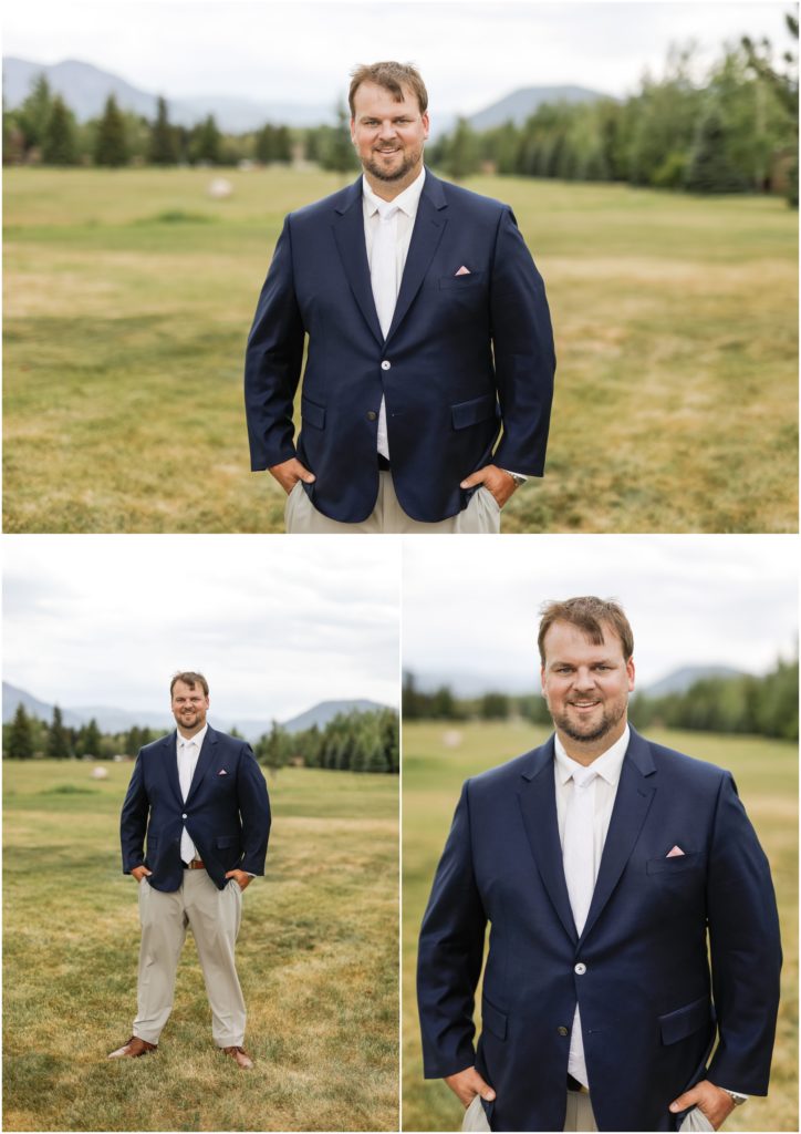 Red Lodge Mountain Golf Course Wedding Groom
