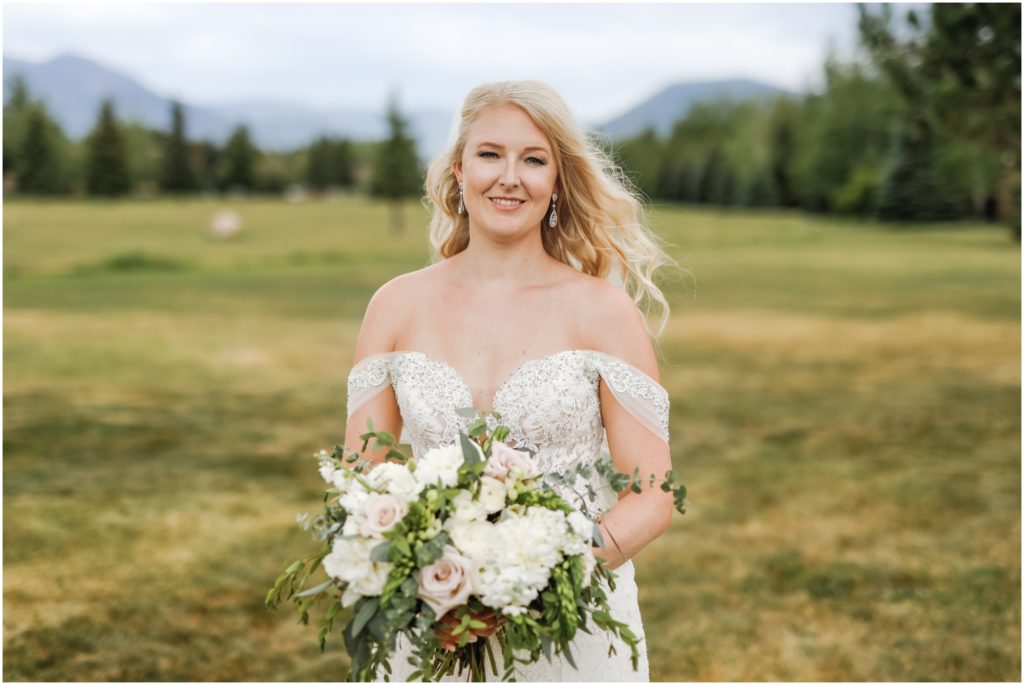 Red Lodge Mountain Golf Course Wedding Bride