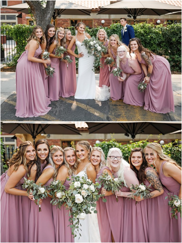 Pretty Pink Summer Bridal Party