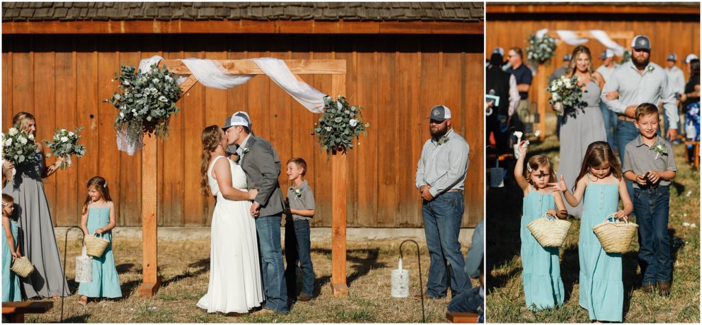 Joliet Wedding Barn Ceremony