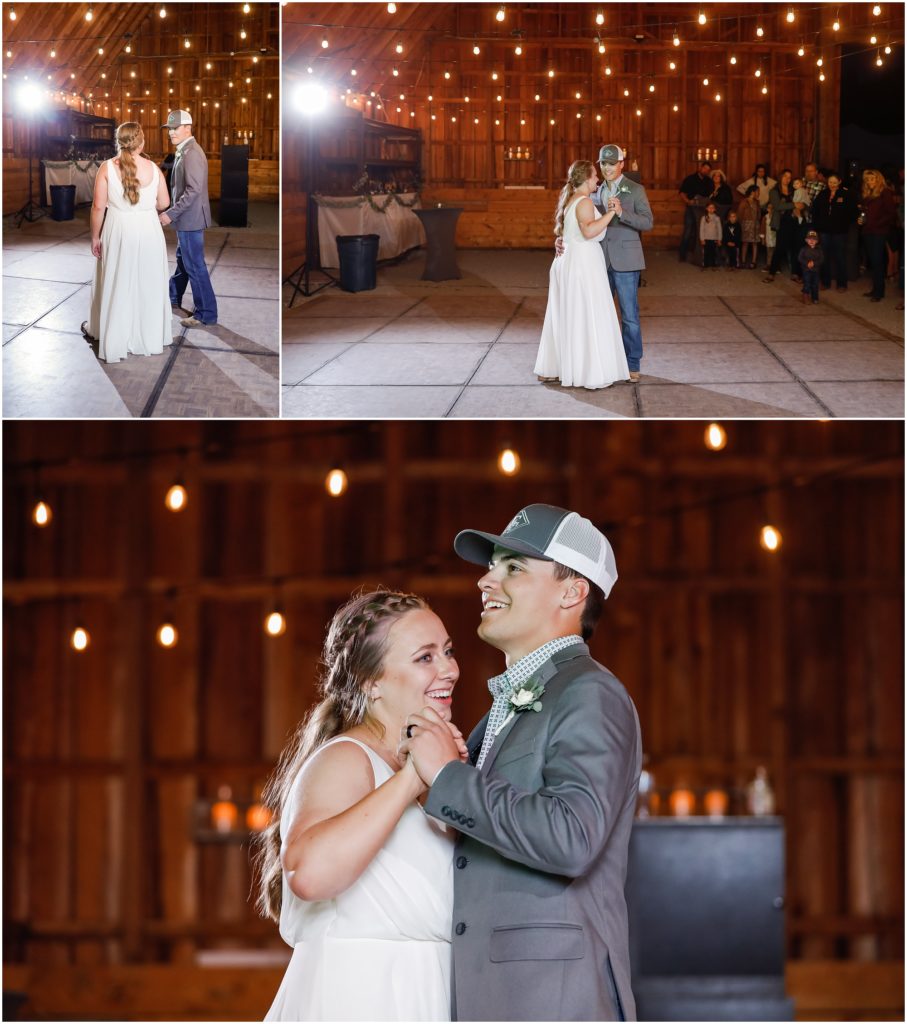 Joliet Wedding Bride and Groom dancing at reception