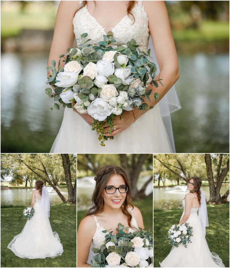 The Ponds at Dry Creek Bride and Bouquet