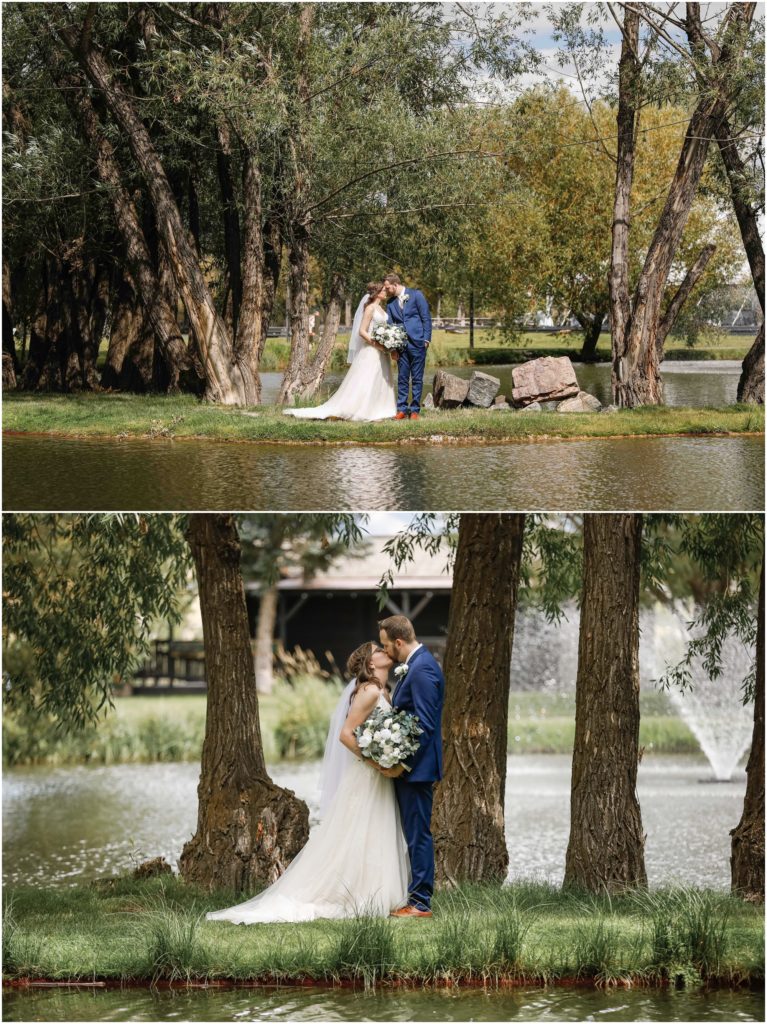 The Ponds at Dry Creek Bride and Groom