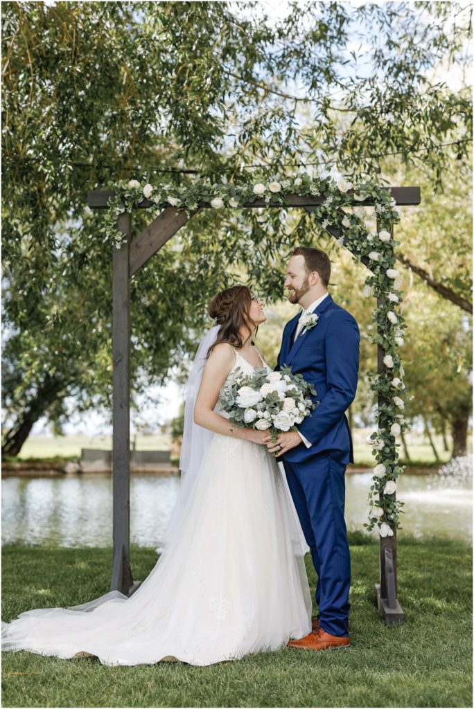 The Ponds at Dry Creek Bride and Groom