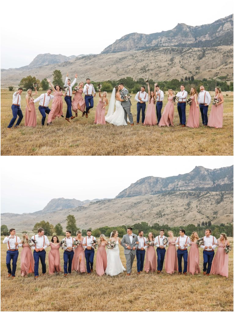 Wyoming Summer Wedding Party