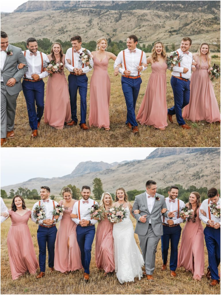 Wyoming Summer Wedding Party