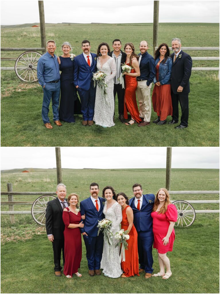 Barnsion Wedding Family Photos