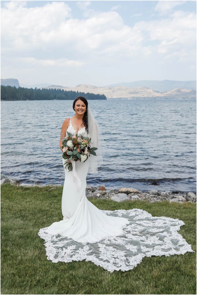 Flathead Lake Wedding Bride