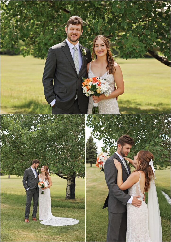 Red Lodge Mountain Wedding Bride and Groom Photos