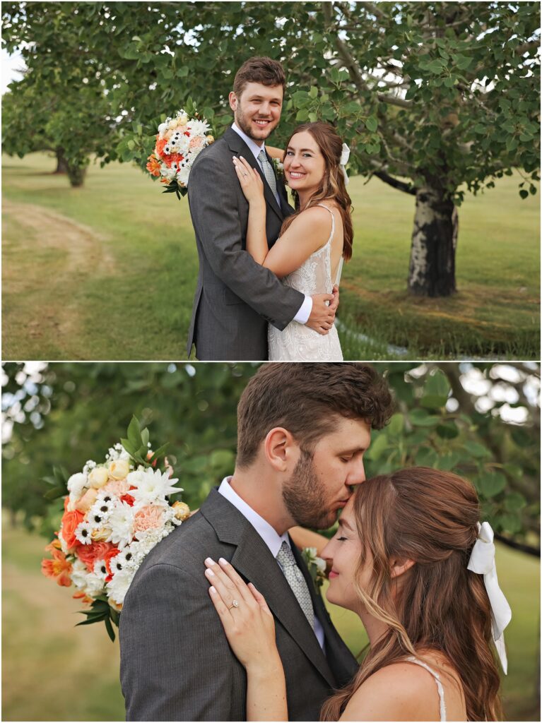 Red Lodge Mountain Wedding Bride and Groom Photos