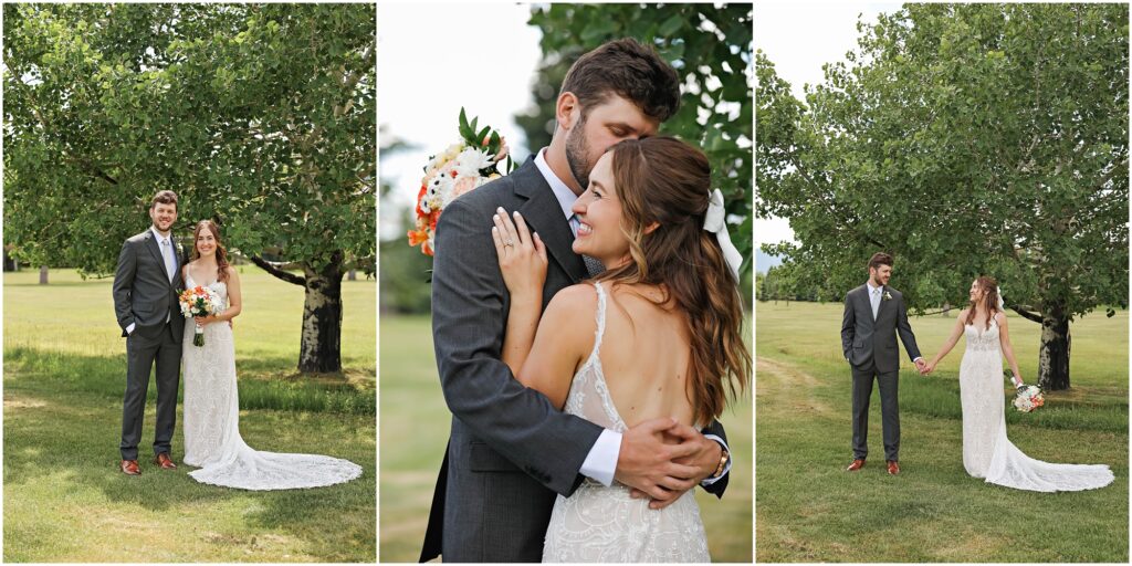 Red Lodge Mountain Wedding Bride and Groom Photos