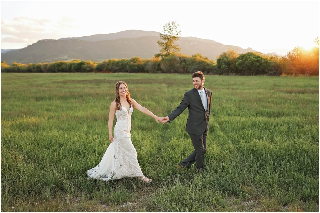 Red Lodge Mountain Wedding Bride and Groom Photos