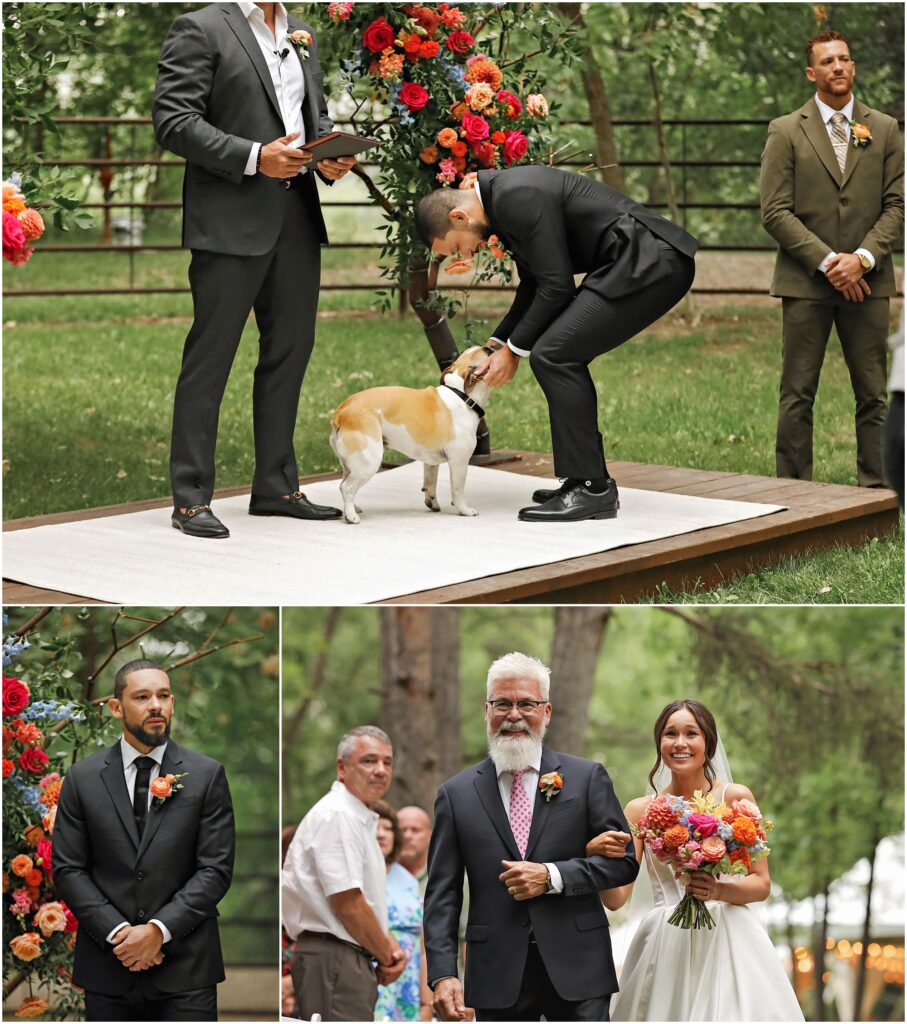 Classy Front Yard Wedding Ceremony