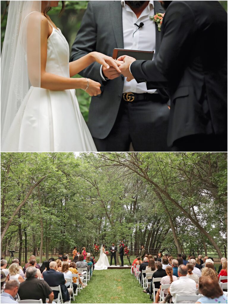 Classy Front Yard Wedding Ceremony