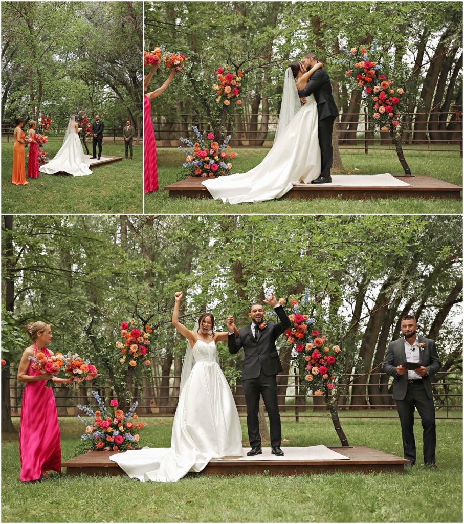 Classy Front Yard Wedding Ceremony