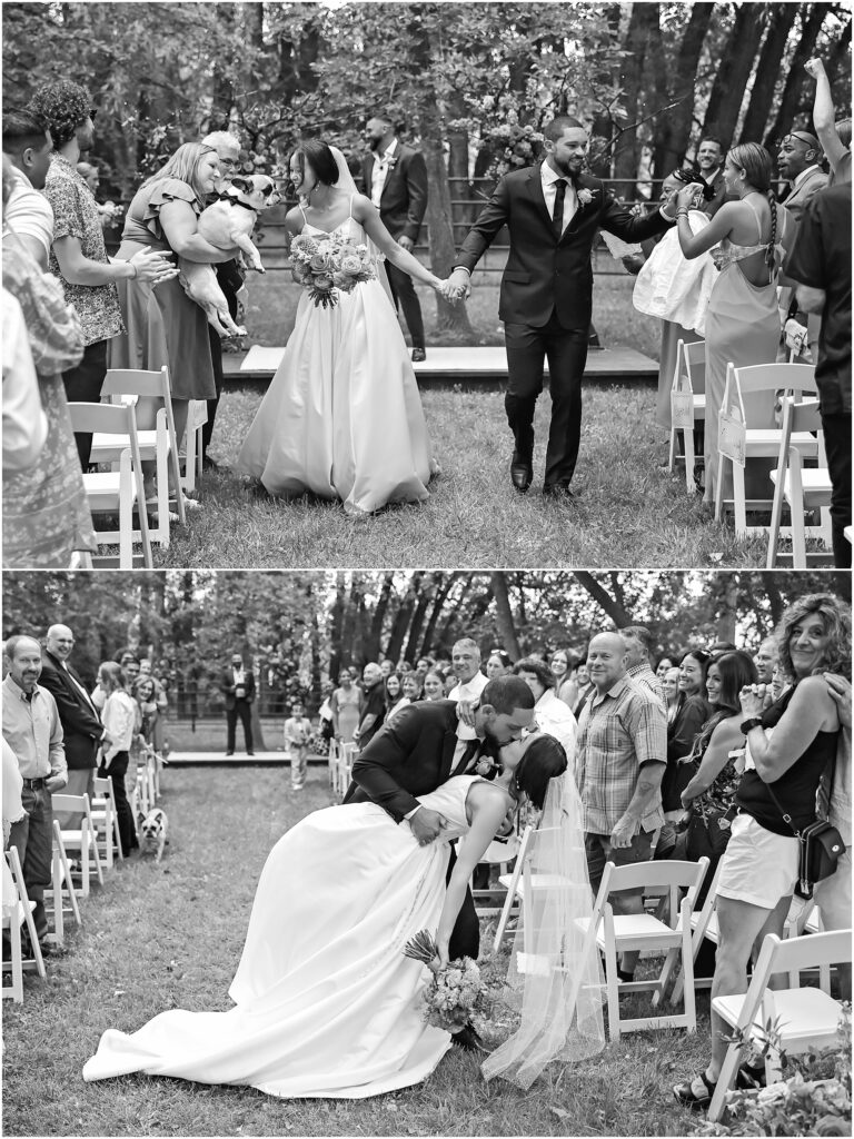 Classy Front Yard Wedding Ceremony