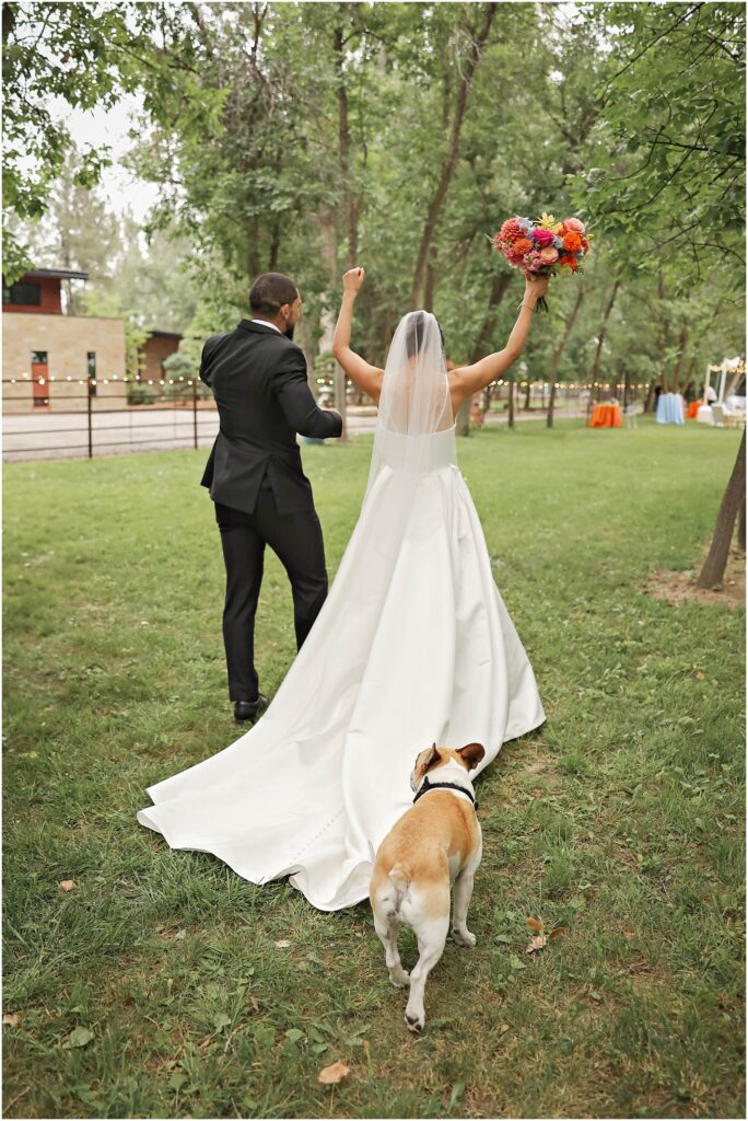 Classy Front Yard Wedding Ceremony