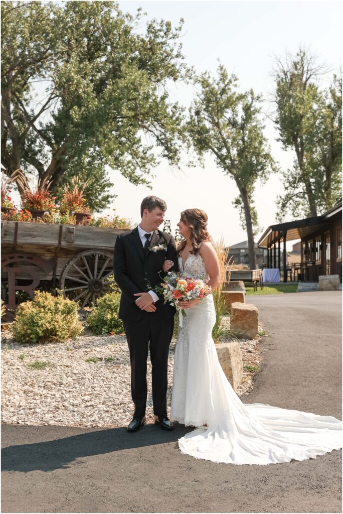 Billings Camelot Ranch Wedding Bride & Groom Photos