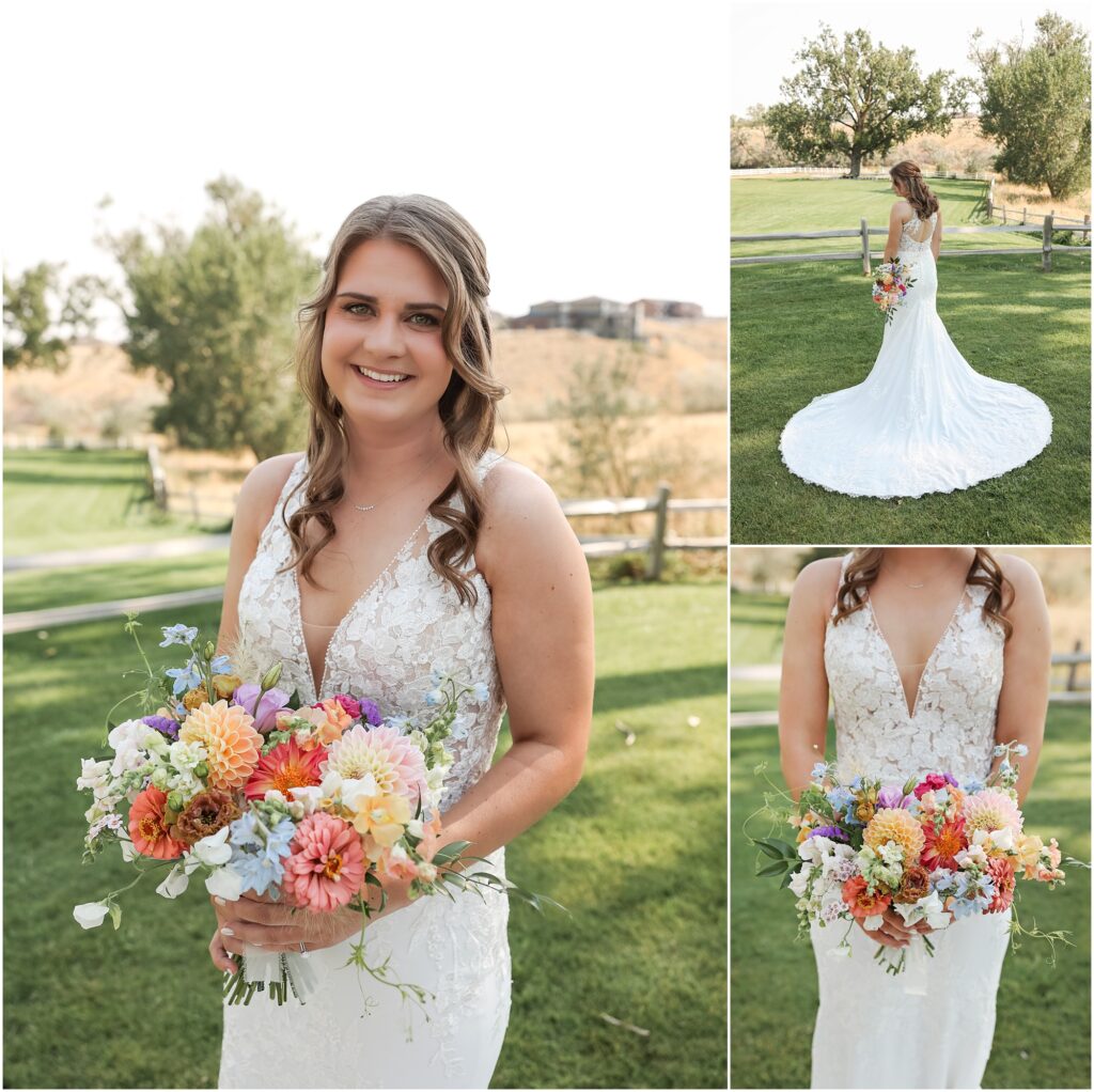 Billings Camelot Ranch Wedding Bride Photos