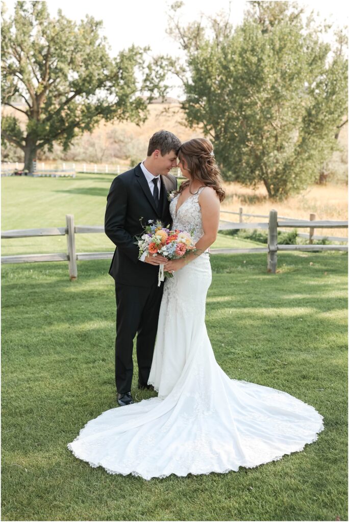 Billings Camelot Ranch Wedding Bride & Groom Photos