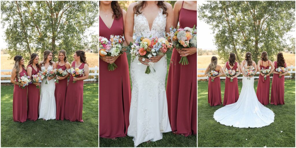 Billings Camelot Ranch Wedding Bride & Bridesmaids Photos