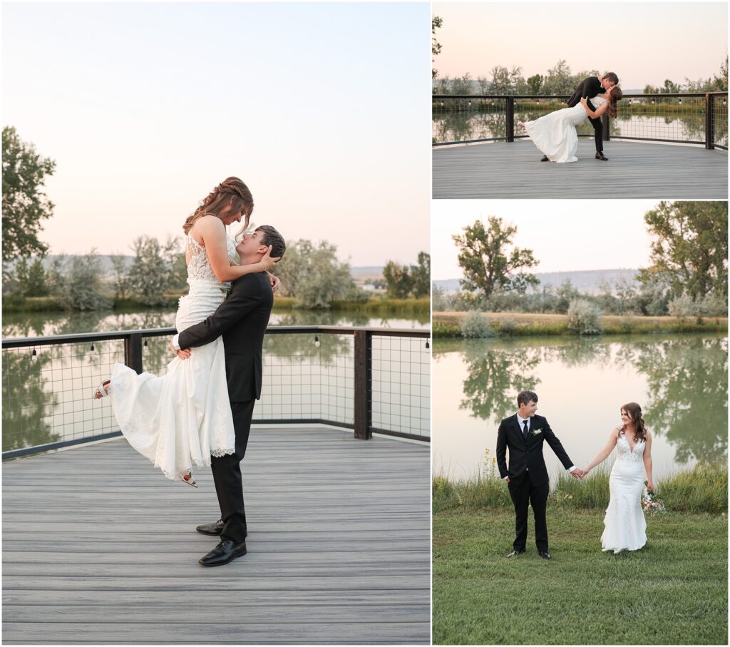 Billings Camelot Ranch Wedding Bride & Groom Photos