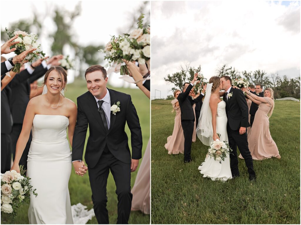 Elegant Montana Wedding at Camelot Ranch Bridal Party Photos