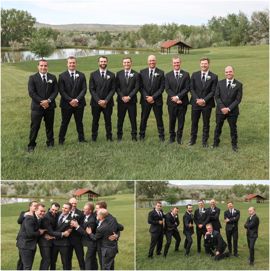 Elegant Montana Wedding at Camelot Ranch Bridal Party Photos