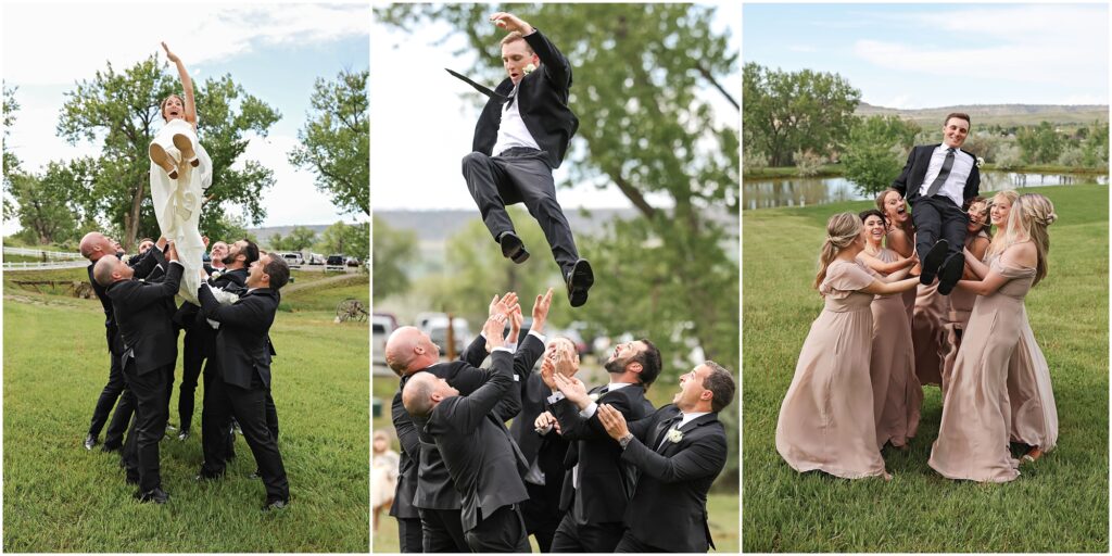 Elegant Montana Wedding at Camelot Ranch Bridal Party Photos