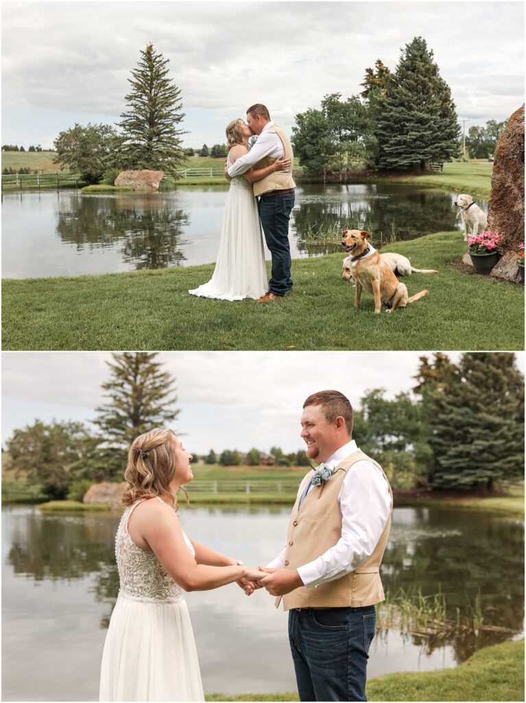 Intimate Bozeman Wedding - Bride & Groom Photos