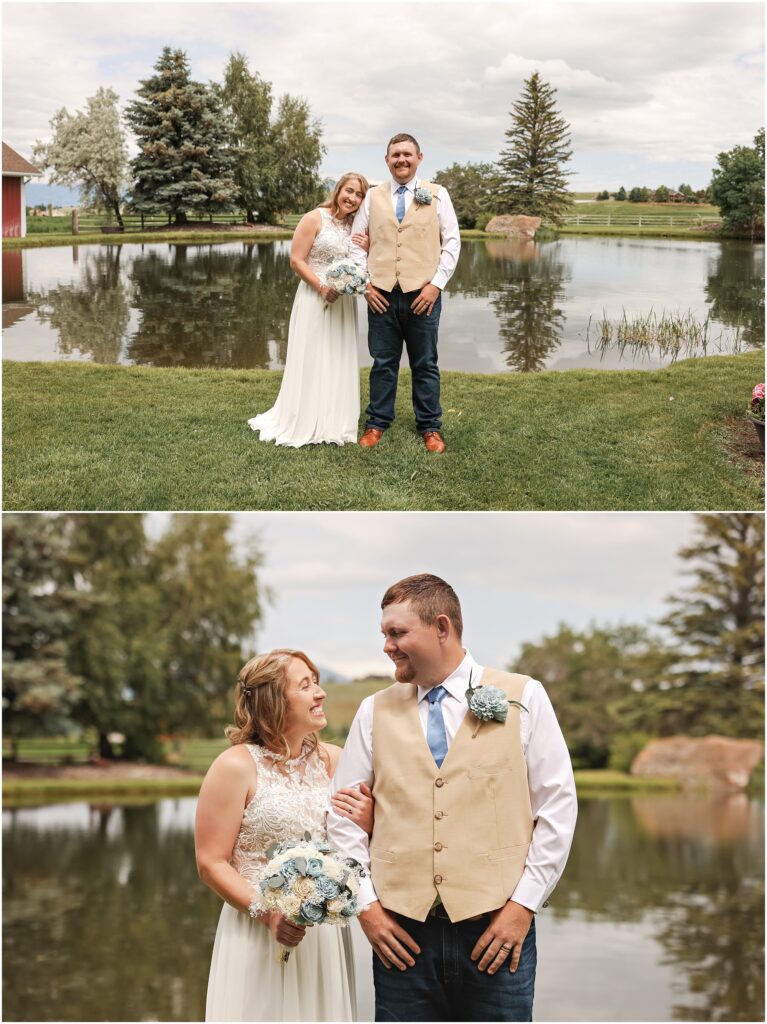 Intimate Bozeman Wedding - Bride & Groom Photos