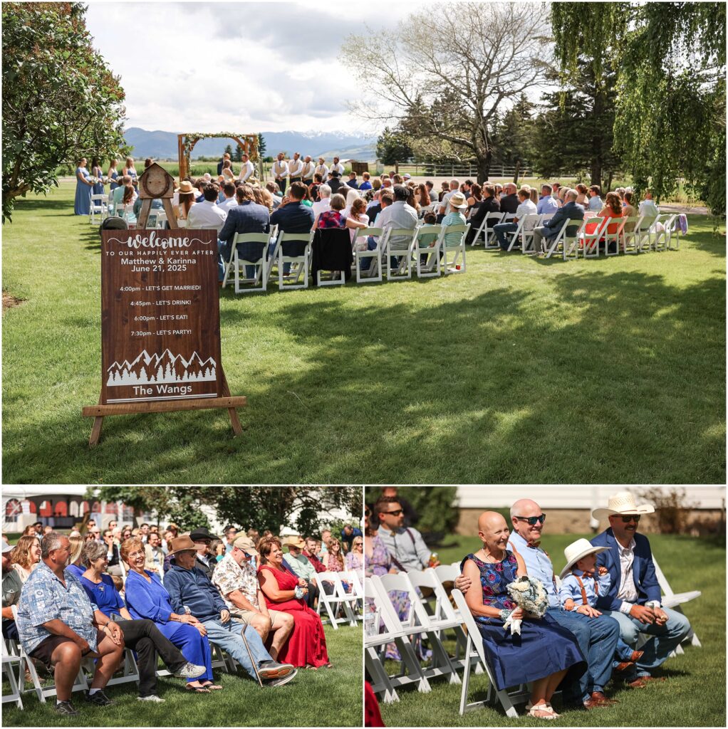 Intimate Bozeman Wedding - Ceremony Photos