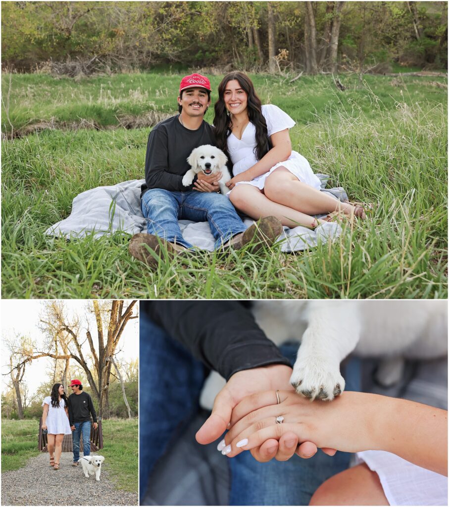 Billings Engagement Photos with Man and Woman