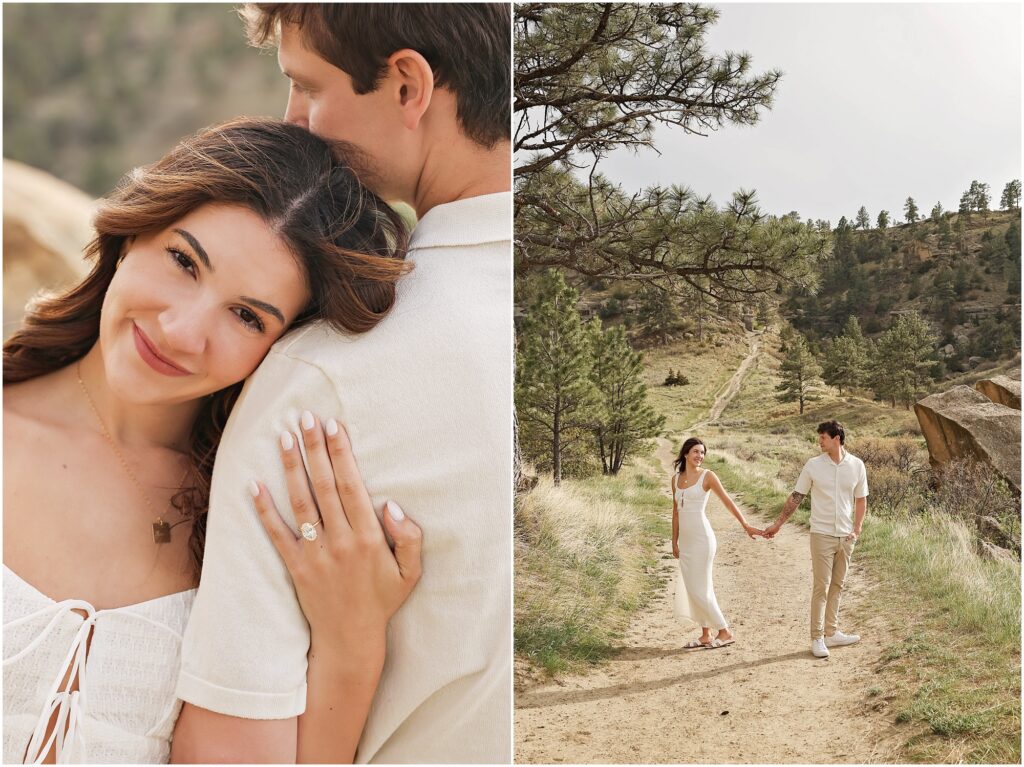 Billings Engagement Photos with Man and Woman