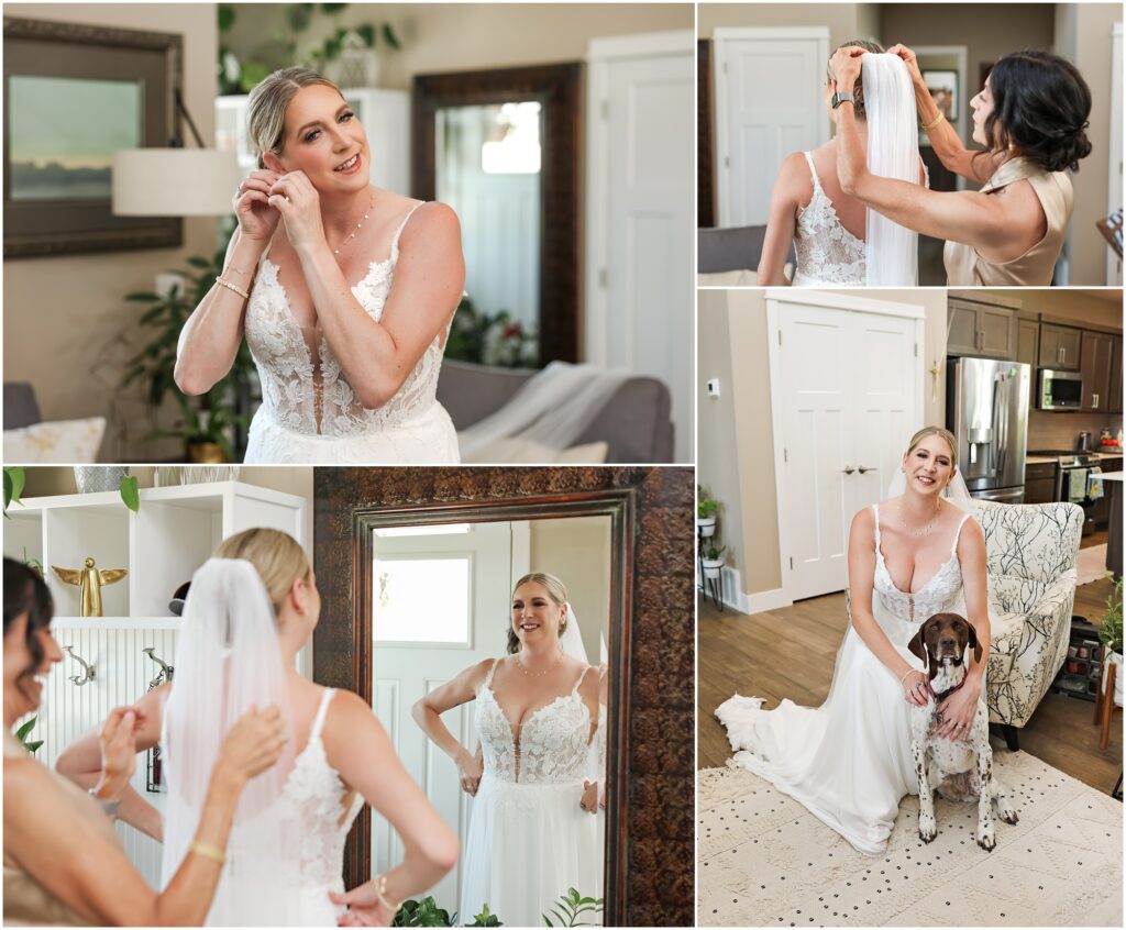 Hilands Golf Club Wedding Bride Getting Ready Photos