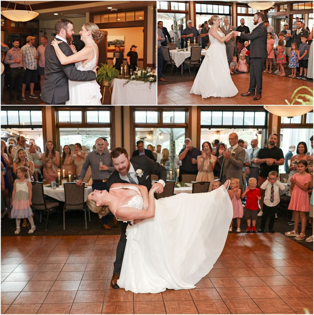 Hilands Golf Club Wedding Reception First Dance