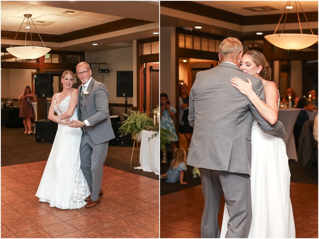 Hilands Golf Club Wedding Reception Father Daughter Dance