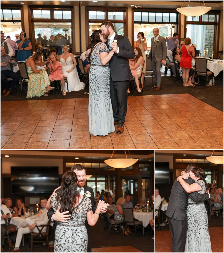 Hilands Golf Club Wedding Reception Mother Son Dance