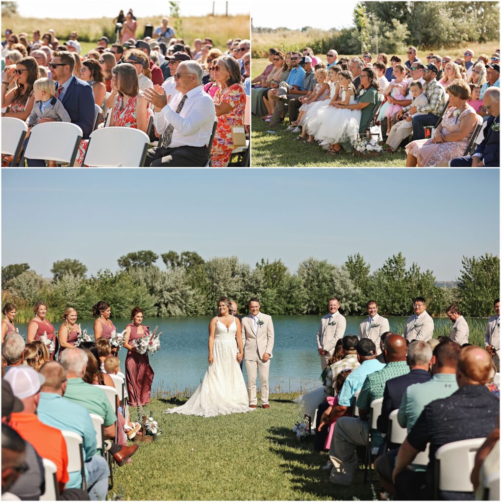 Summer WillowBrooke Wedding - Ceremony at Pond