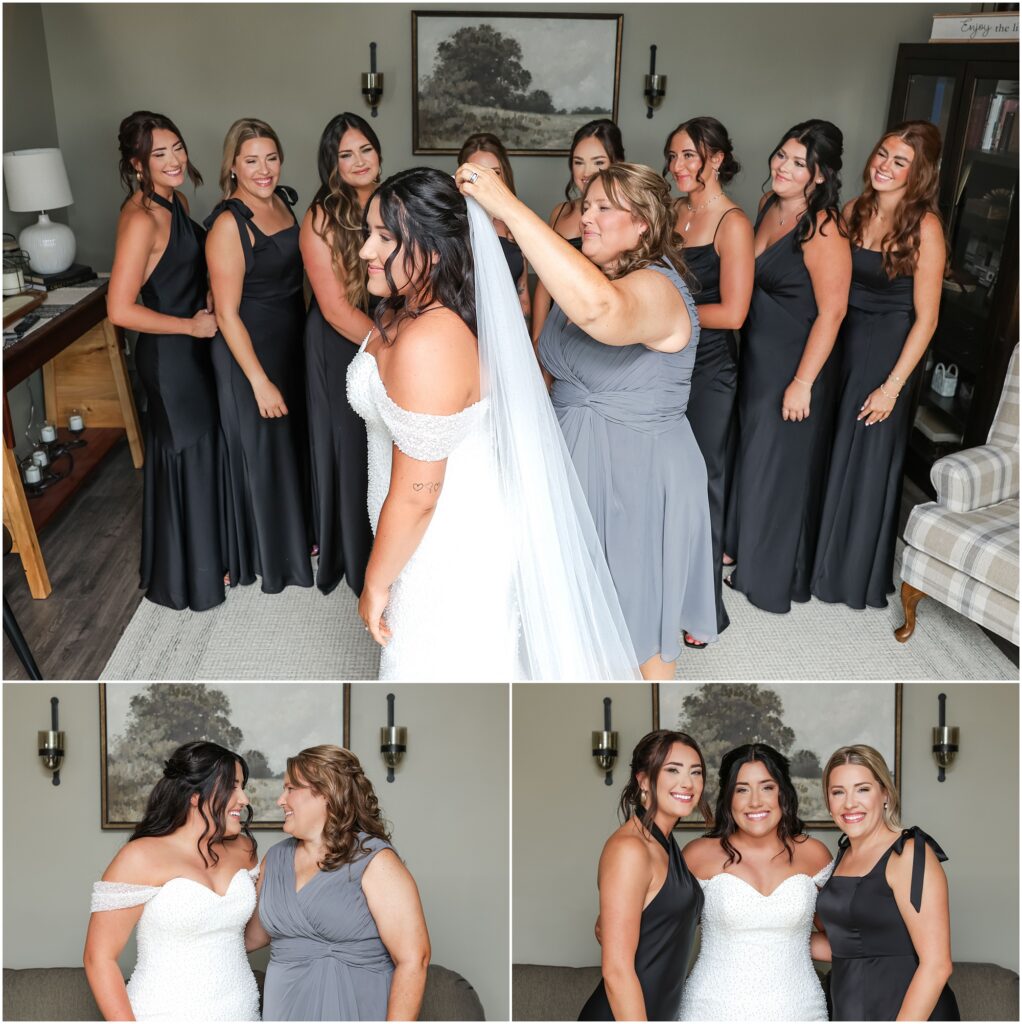 Worden Wedding - Bride and Bridesmaids Getting Ready