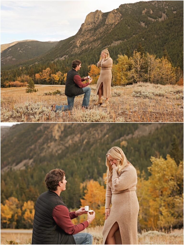 Montana Proposal Photographer in Red Lodge Mountains