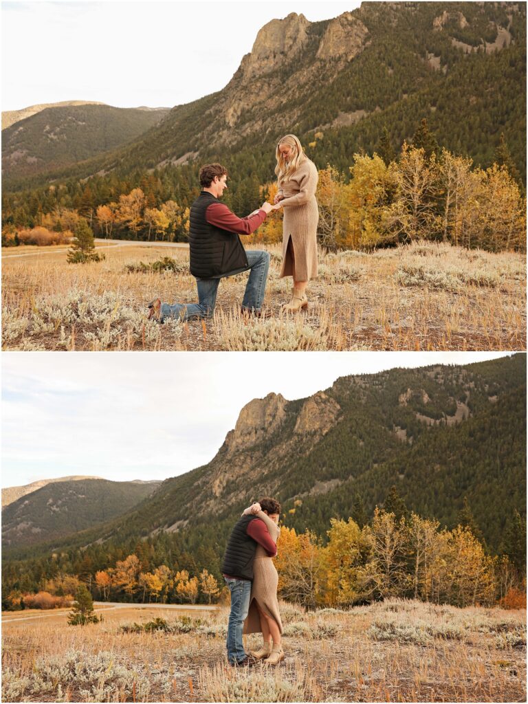 Montana Proposal Photographer in Red Lodge Mountains